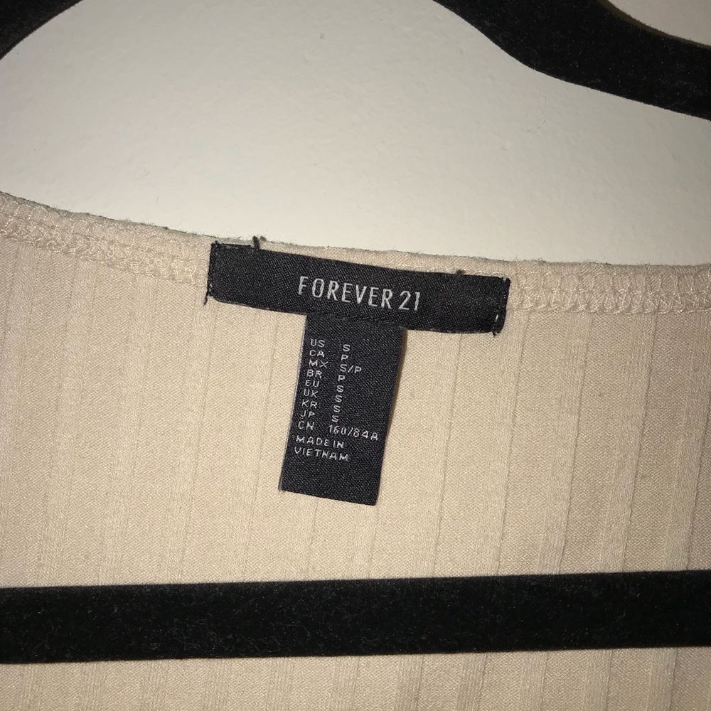 Forever 21 tan bodysuit
